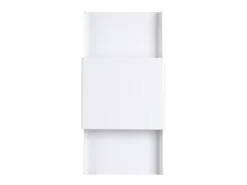 Lámparas de pared Zelfon moderno de acero - 2 fuentes luminosas 4000K - L.20 x A.40 cm - blanco