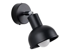 Lámparas de pared Zenda desván de acero - 1 fuentes luminosas 4000K - L.19 x A.17 cm - negro