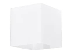 Lámparas de pared Zinalo moderno de vaso - 1 fuentes luminosas 3000K - L.10 x A.10 cm - blanco