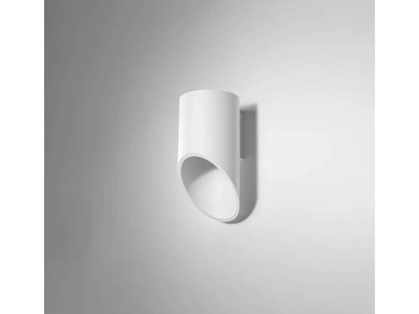 Lámparas de pared Zitiex moderno de aluminio - 1 fuentes luminosas 3000K - L.10 x A.20 cm - blanco