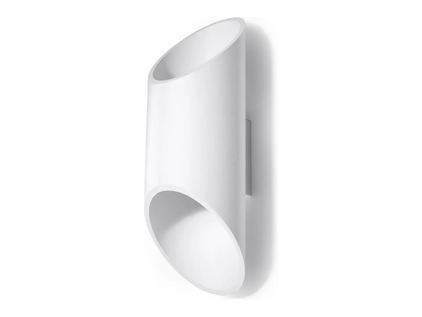 Lámparas de pared Zitiex moderno de aluminio - 1 fuentes luminosas 3000K - L.10 x A.30 cm - blanco