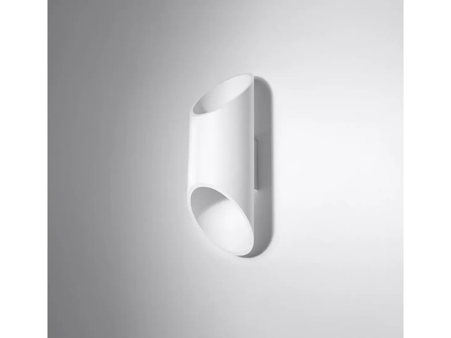 Lámparas de pared Zitiex moderno de aluminio - 1 fuentes luminosas 3000K - L.10 x A.30 cm - blanco