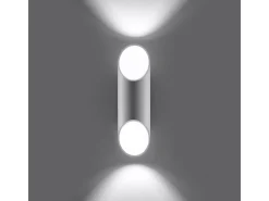 Lámparas de pared Zitiex moderno de aluminio - 1 fuentes luminosas 4000K - L.10 x A.30 cm - blanco