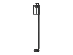Lámparas de pie de exterior 3 piezas 100 cm acero inoxidable negro 02_0042544