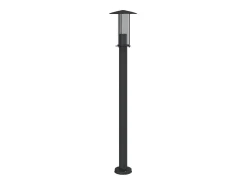 Lámparas de pie de exterior 3 piezas 100 cm acero inoxidable negro 02_0042545