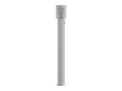 Lámparas de pie para exterior con sensores 3 piezas acero inoxidable color plata 02_0042567