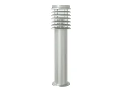 Lámparas de pie para exterior con sensores 3 piezas acero inoxidable color plata 02_0042568