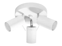Lámparas de techo Briix moderno de acero - 3 fuentes luminosas 3000K - L.20 x A.18 cm - blanco