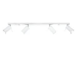 Lámparas de techo Briix moderno de acero - 4 fuentes luminosas 4000K - L.80 x A.16 cm - blanco
