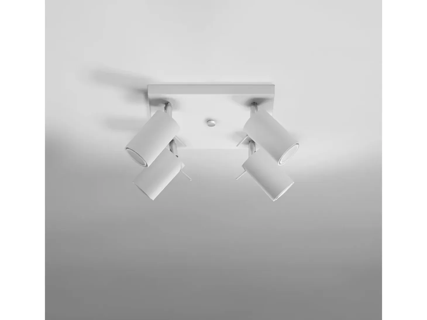 Lámparas de techo Briix moderno de acero - 4 fuentes luminosas 3000K - L.25 x A.16 cm - blanco