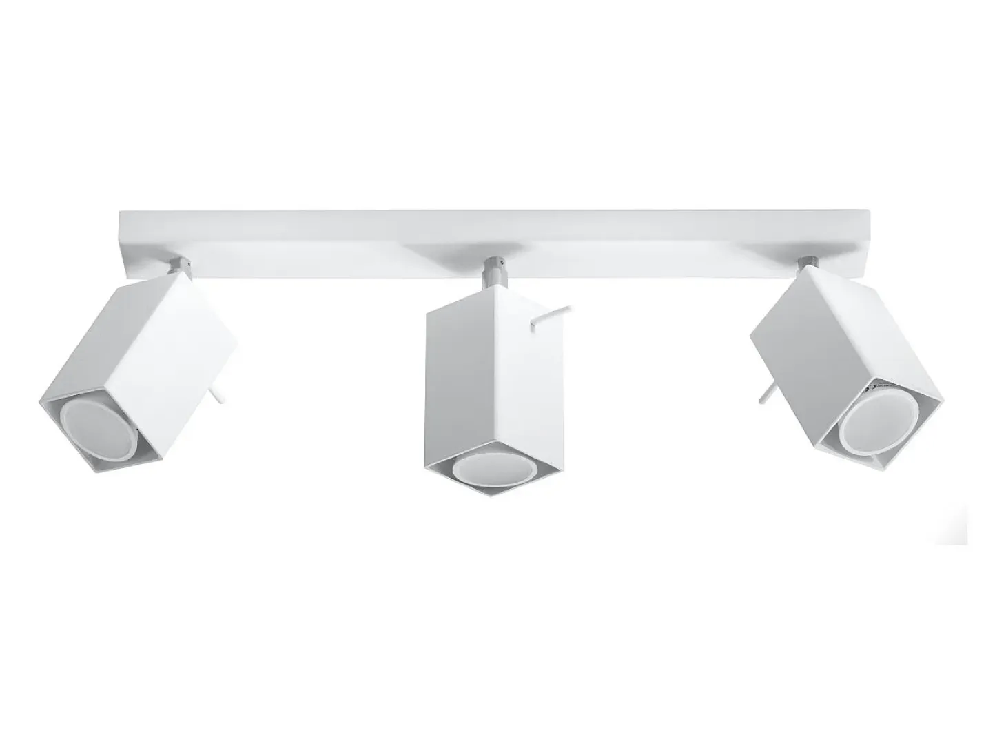 Lámparas de techo Briow moderno de acero - 3 fuentes luminosas 3000K - L.45 x A.16 cm - blanco