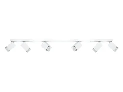 Lámparas de techo Briow moderno de acero - 6 fuentes luminosas 4000K - L.118 x A.16 cm - blanco