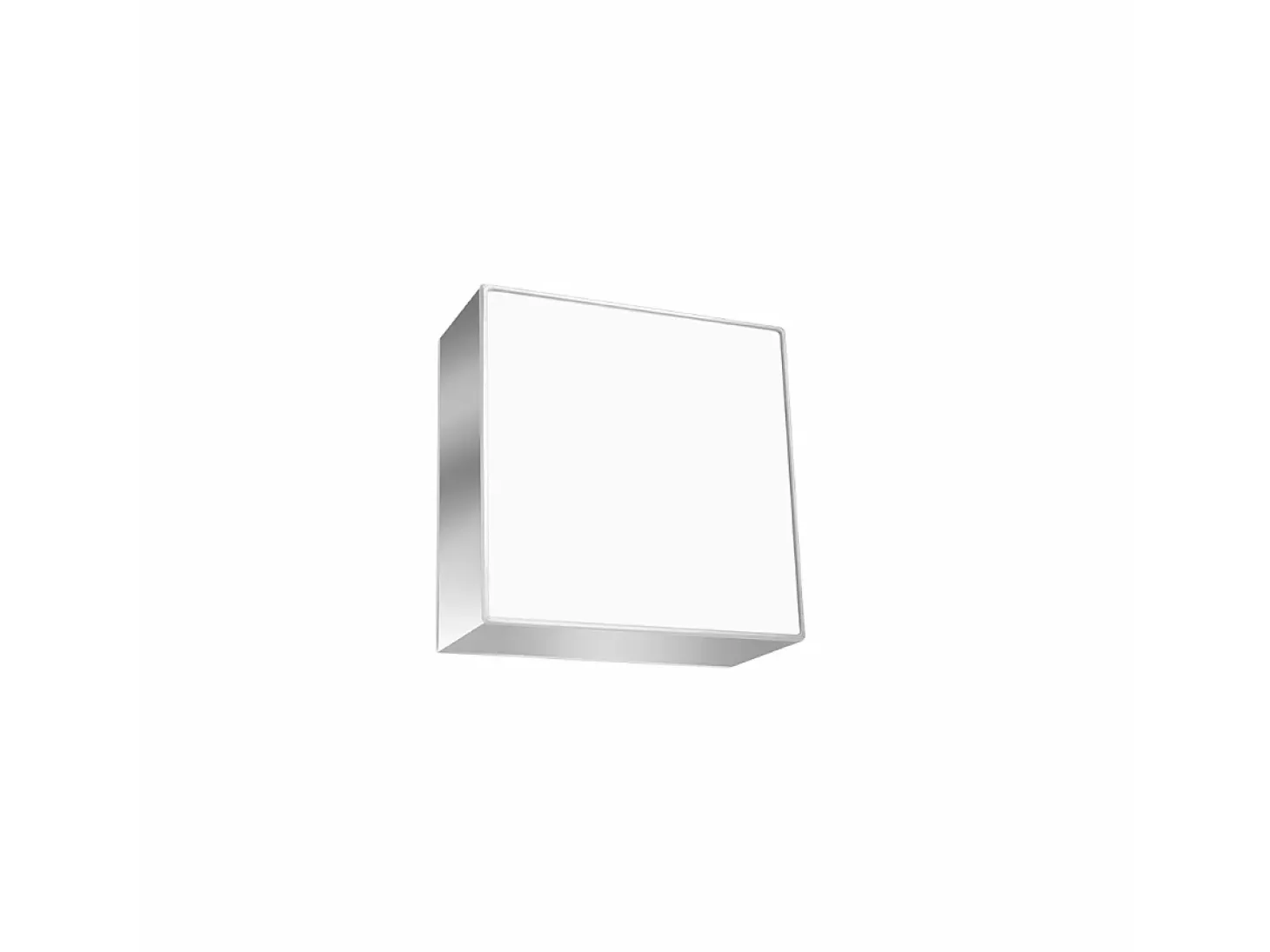 Lámparas de techo Care minimalista de CLORURO DE POLIVINILO - 1 fuentes luminosas 4000K - L.25 x A.11 cm - gris