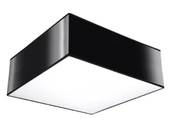 Lámparas de techo Care minimalista de CLORURO DE POLIVINILO - 1 fuentes luminosas 4000K - L.25 x A.11 cm - negro