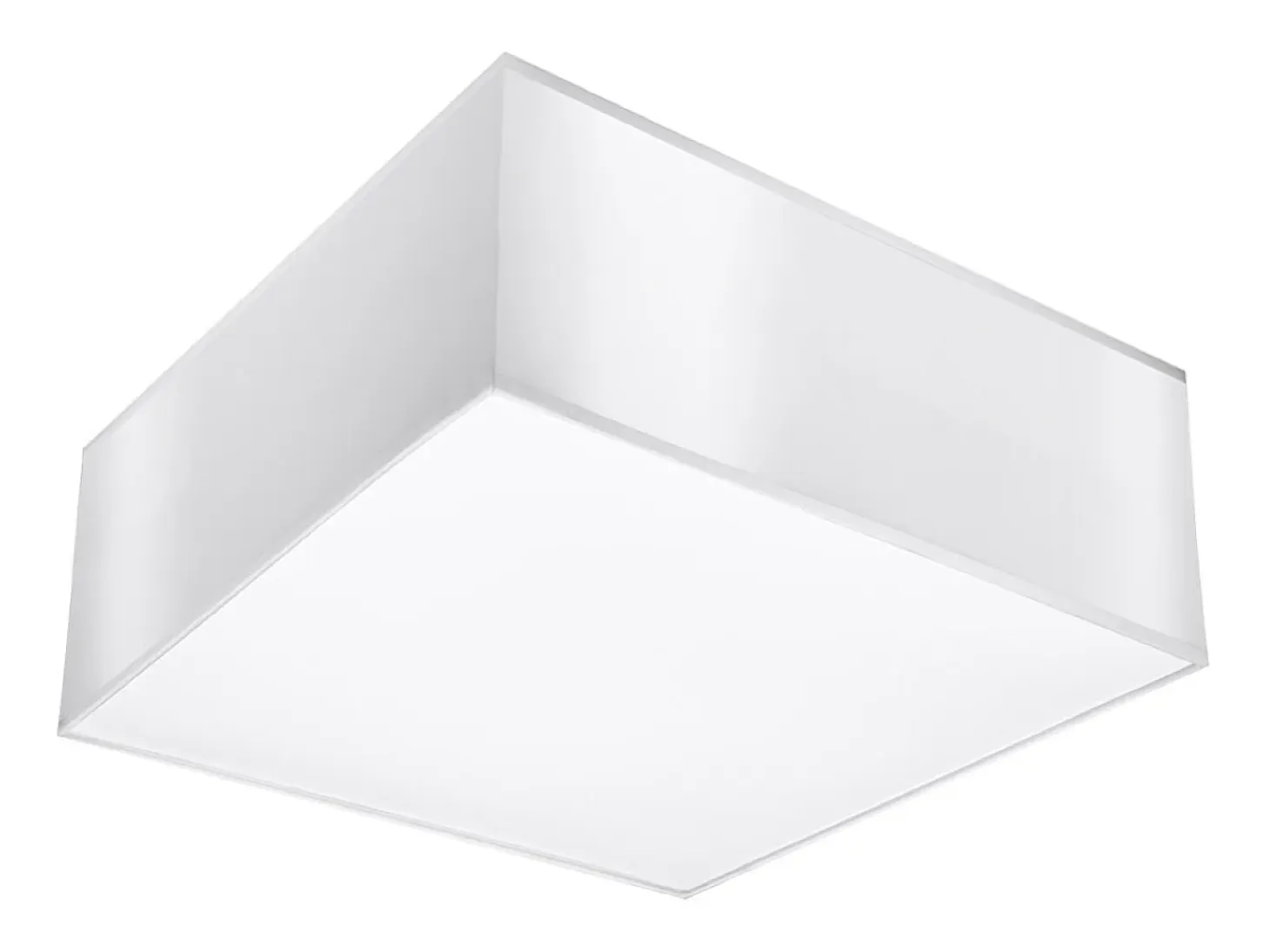 Lámparas de techo Care minimalista de CLORURO DE POLIVINILO - 1 fuentes luminosas 4000K - L.25 x A.11 cm - blanco
