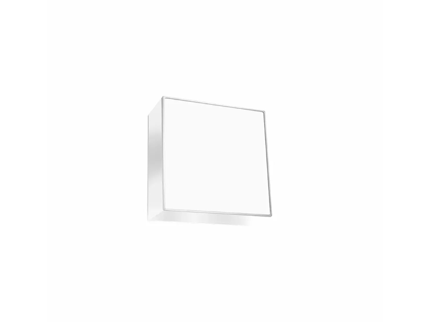 Lámparas de techo Care minimalista de CLORURO DE POLIVINILO - 1 fuentes luminosas 3000K - L.25 x A.11 cm - blanco