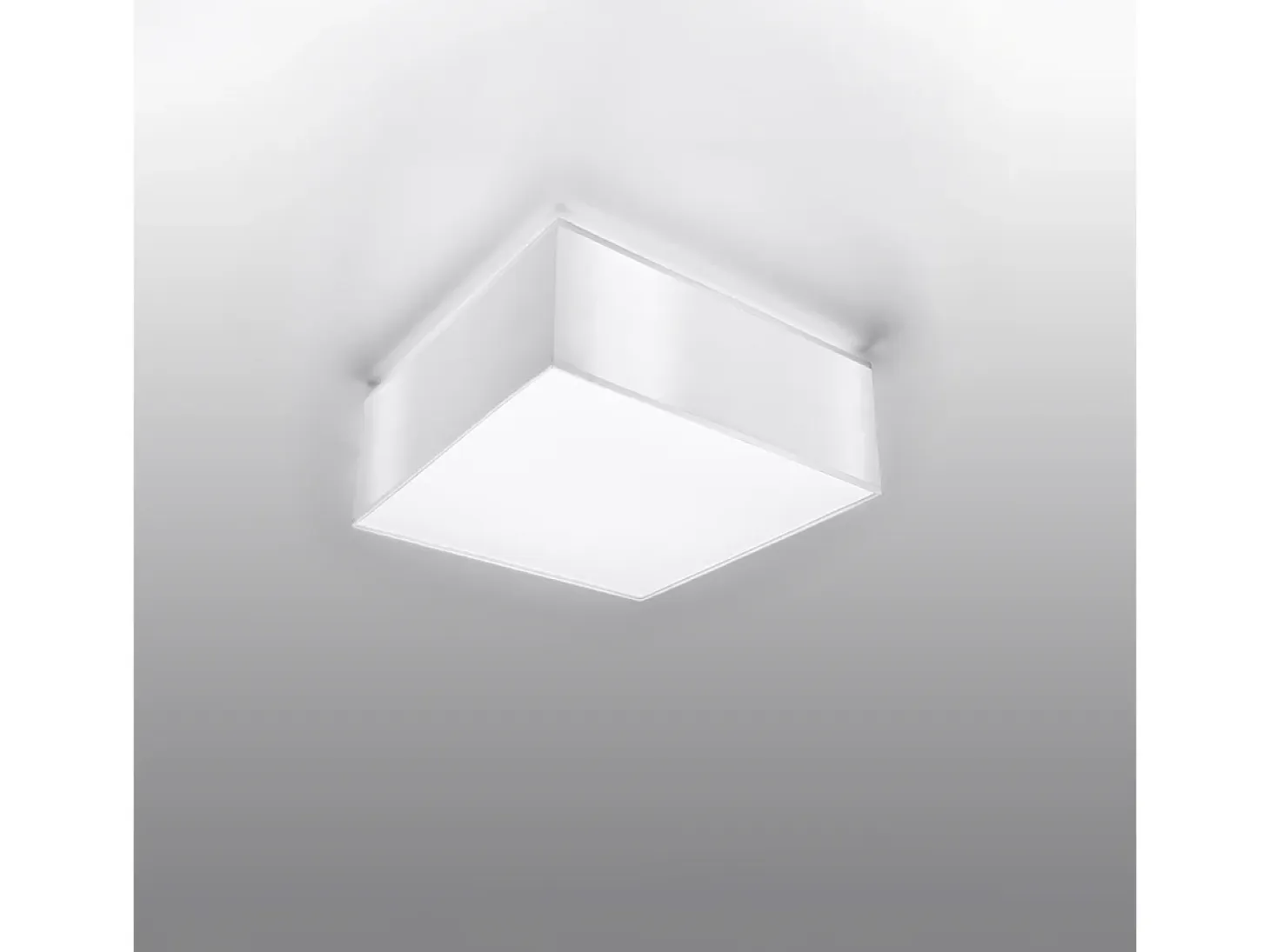 Lámparas de techo Care minimalista de CLORURO DE POLIVINILO - 1 fuentes luminosas 3000K - L.25 x A.11 cm - blanco