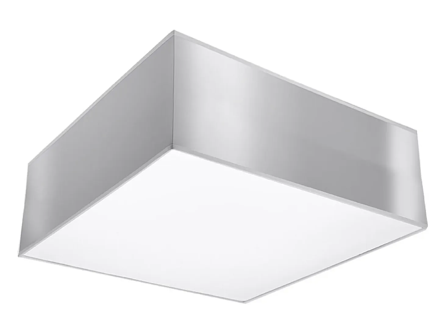 Lámparas de techo Care minimalista de CLORURO DE POLIVINILO - 1 fuentes luminosas 3000K - L.25 x A.11 cm - gris