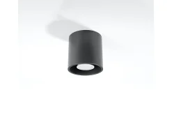 Lámparas de techo Celeris moderno de aluminio - 1 fuentes luminosas 3000K - L.10 x A.10 cm - antracita