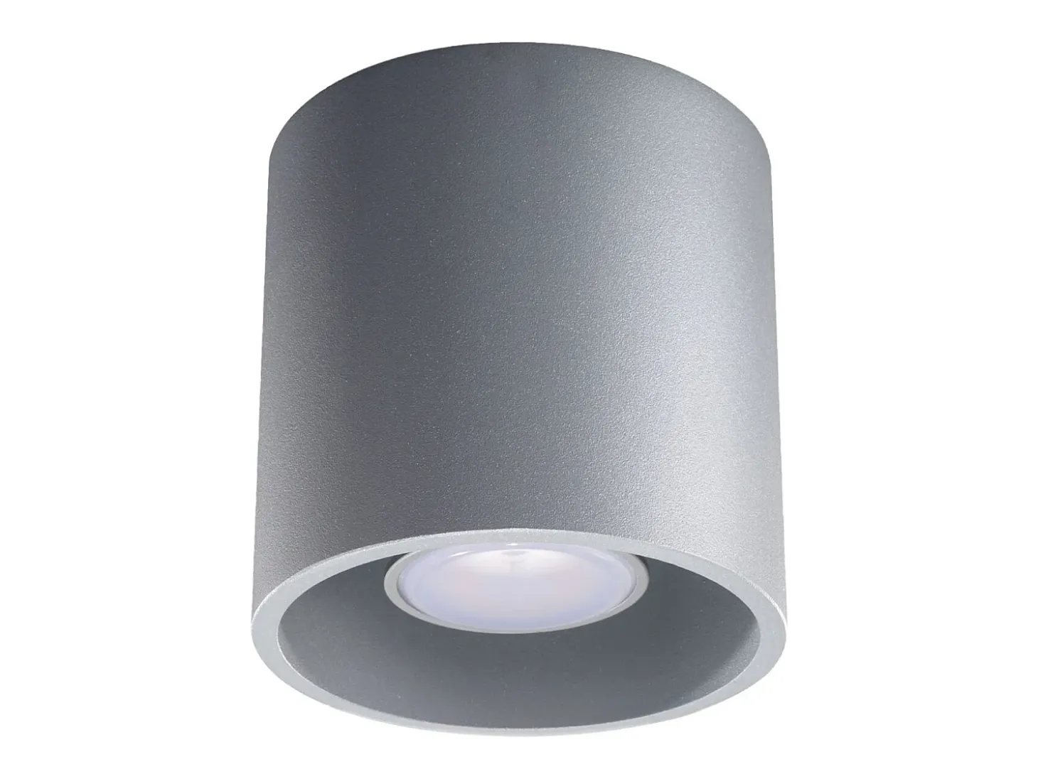 Lámparas de techo Celeris moderno de aluminio - 1 fuentes luminosas 3000K - L.10 x A.10 cm - gris