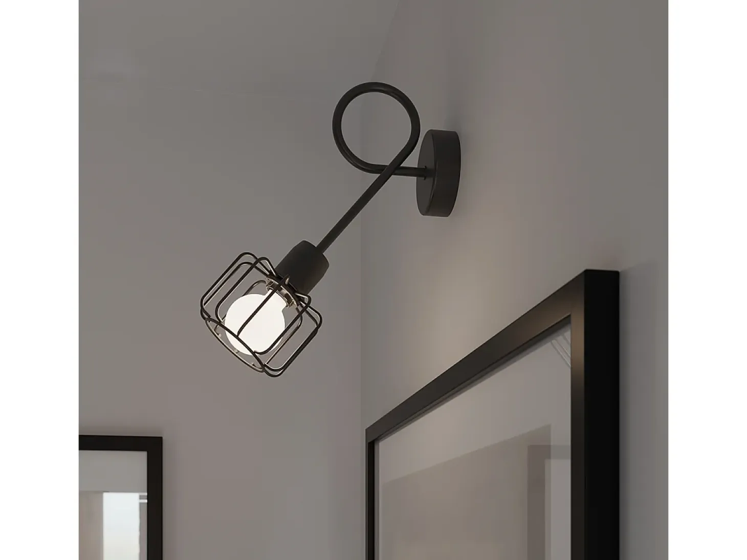 Lámparas de techo Celubi moderno de acero - 3 fuentes luminosas 3000K - L.48 x A.19 cm - negro