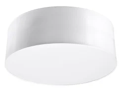 Lámparas de techo Cercle minimalista de CLORURO DE POLIVINILO - 1 fuentes luminosas 3000K - L.25 x A.11 cm - blanco