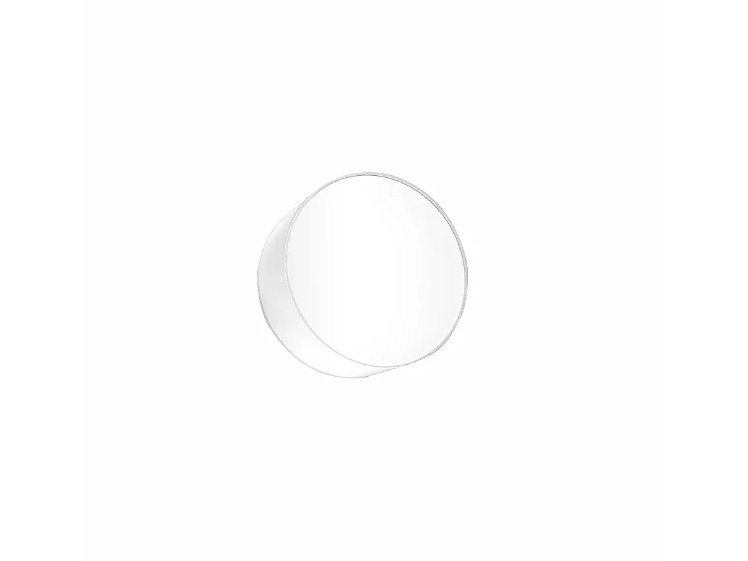 Lámparas de techo Cercle minimalista de CLORURO DE POLIVINILO - 1 fuentes luminosas 3000K - L.25 x A.11 cm - blanco