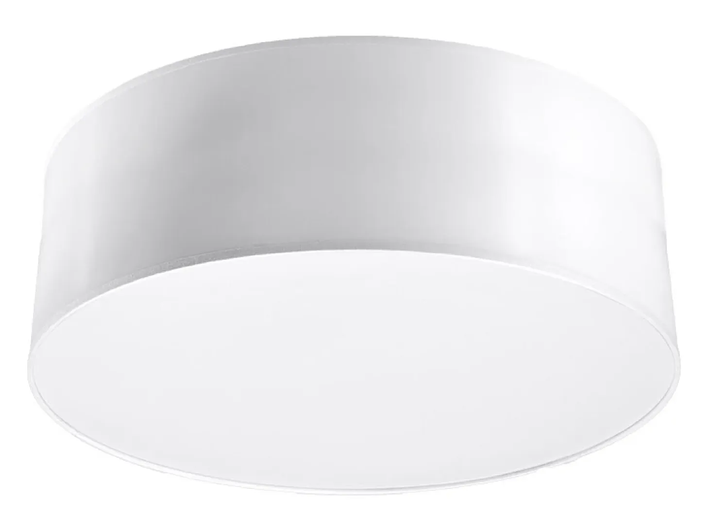Lámparas de techo Cercle minimalista de CLORURO DE POLIVINILO - 1 fuentes luminosas 4000K - L.25 x A.11 cm - blanco