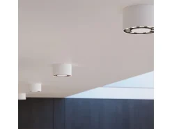 Lámparas De Techo Dio Minimalista De Aluminio - 9 Fuentes Luminosas - L.10 X A.5,7 Cm - Blanco