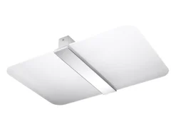 Lámparas de techo Feralia moderno de acero/vidrio - 4 fuentes luminosas 4000K - L.45 x A.5,5 cm - cromo