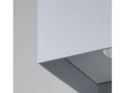 Lámparas De Techo Hati Minimalista De Aluminio - 1 Fuentes Luminosas - L.10 X A.10 Cm - Gris