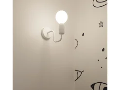 Lámparas de techo Infinix industrial de acero - 8 fuentes luminosas 4000K - L.103 x A.15,5 cm - blanco