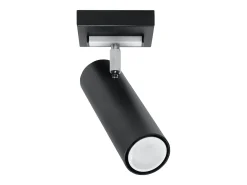 Lámparas de techo Invicta moderno de acero - 1 fuentes luminosas 4000K - L.8 x A.20 cm - negro