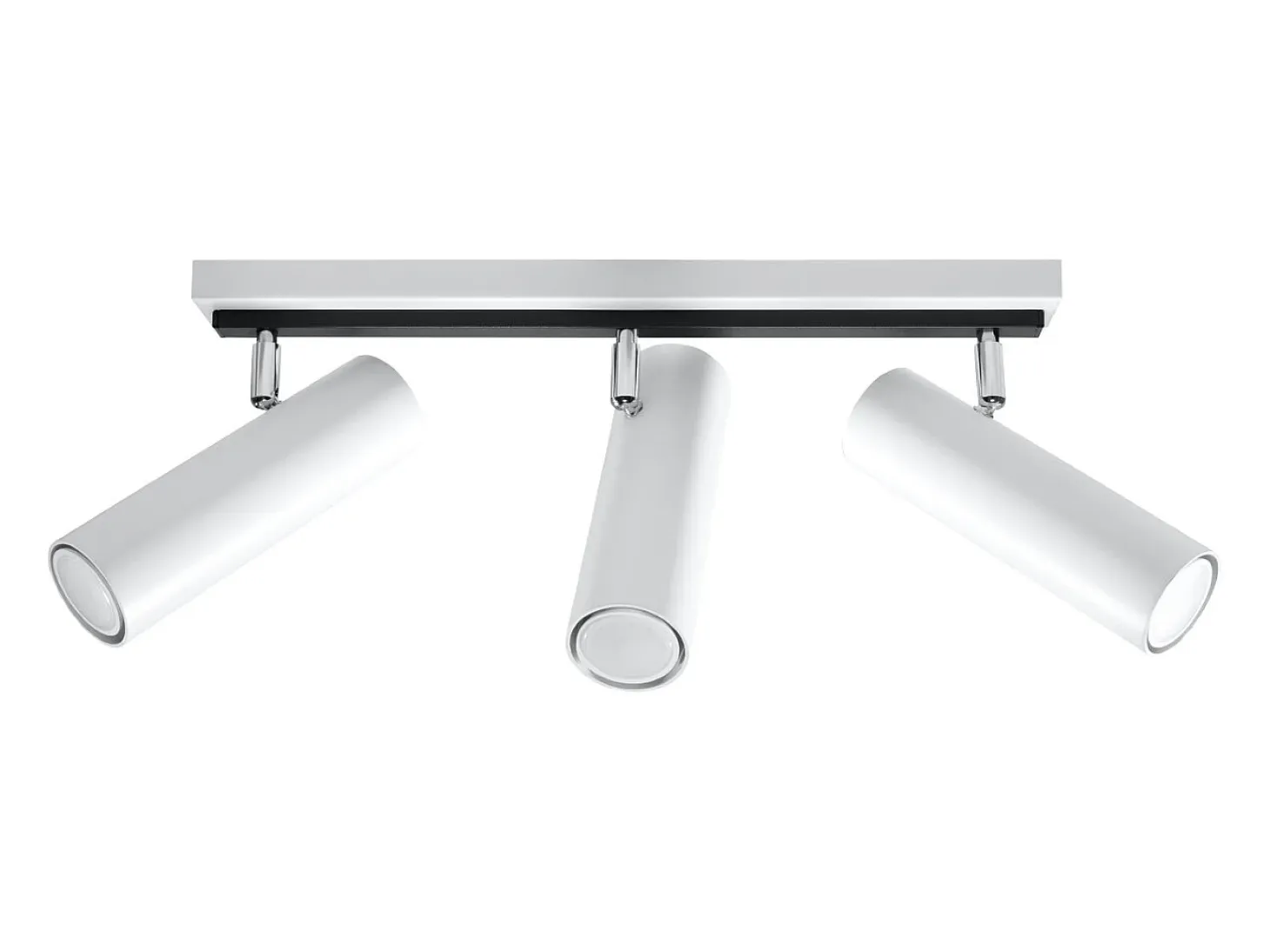 Lámparas de techo Invicta moderno de acero - 3 fuentes luminosas 3000K - L.45 x A.20 cm - blanco