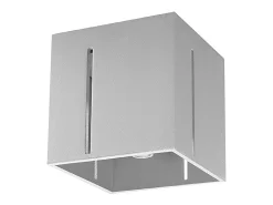 Lámparas de techo Luminara moderno de aluminio - 1 fuentes luminosas 3000K - L.10 x A.10 cm - gris