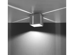 Lámparas de techo Luminara moderno de aluminio - 1 fuentes luminosas 4000K - L.10 x A.10 cm - blanco