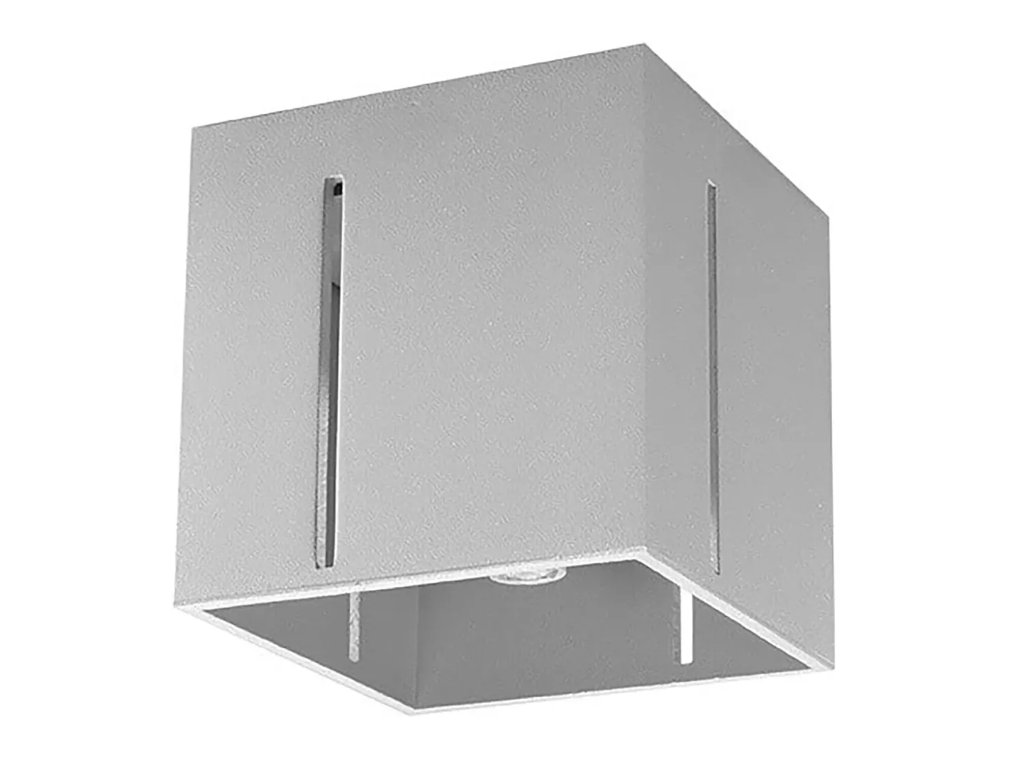 Lámparas de techo Luminara moderno de aluminio - 1 fuentes luminosas 4000K - L.10 x A.10 cm - gris