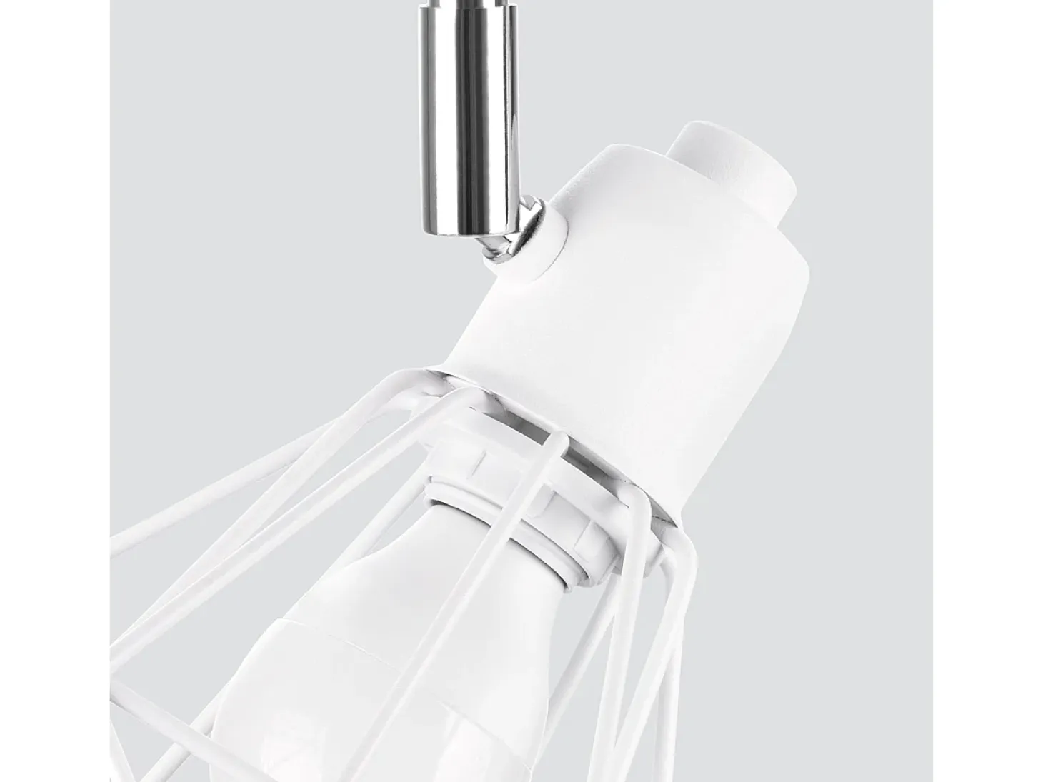 Lámparas de techo Lunova moderno de acero - 2 fuentes luminosas 3000K - L.31 x A.19 cm - blanco