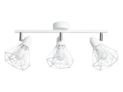 Lámparas de techo Lunova moderno de acero - 3 fuentes luminosas 3000K - L.52 x A.19 cm - blanco