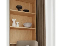 Lámparas de techo Lust moderno de madera - 1 fuentes luminosas 4000K - L.12 x A.19 cm - madera natural
