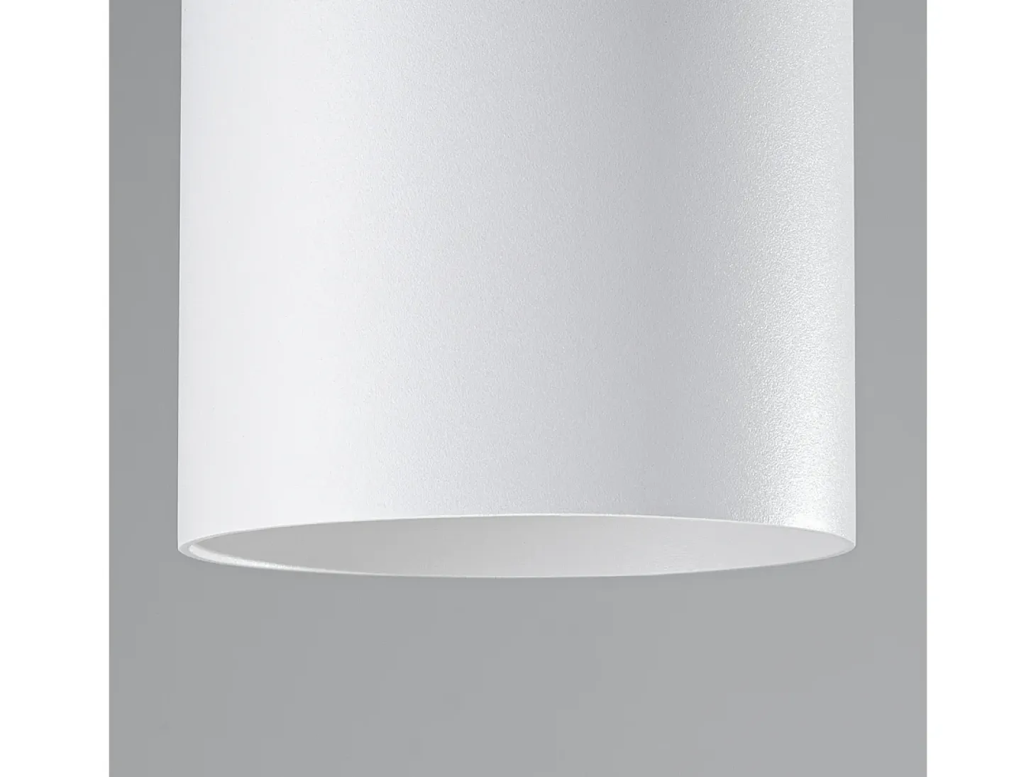 Lámparas De Techo Mika Minimalista De Aluminio - 1 Fuentes Luminosas - L.12 X A.11 Cm - Blanco
