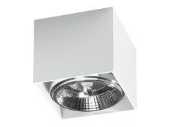 Lámparas de techo Nexiflex moderno de aluminio - 1 fuentes luminosas 4000K - L.12 x A.11 cm - blanco