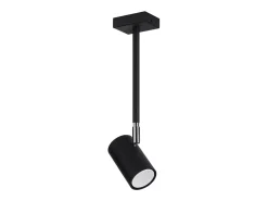 Lámparas de techo Novatel moderno de acero - 1 fuentes luminosas 3000K - L.10 x A.33 cm - negro