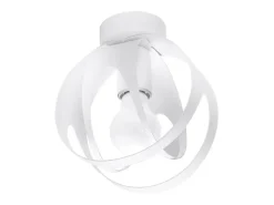 Lámparas de techo Novetex moderno de acero - 1 fuentes luminosas 3000K - L.16 x A.21 cm - blanco