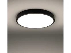Lámparas De Techo Onyx Minimalista De Aluminio - 1 Fuentes Luminosas - L.60 X A.6 Cm - Negro