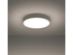 Lámparas De Techo Onyx Minimalista De Aluminio - 1 Fuentes Luminosas - L.40 X A.6 Cm - Blanco