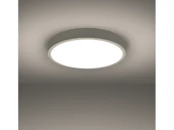 Lámparas De Techo Onyx Minimalista De Aluminio - 1 Fuentes Luminosas - L.50 X A.6 Cm - Blanco