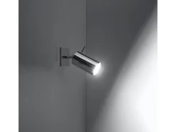 Lámparas De Techo Ring Moderno De Acero - 1 Fuentes Luminosas - L.8 X A.8 Cm - Cromo