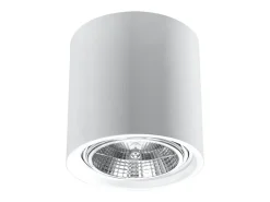 Lámparas de techo Shich moderno de cerámica - 1 fuentes luminosas 3000K - L.14,5 x A.14 cm - blanco