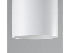 Lámparas de techo Shiis minimalista de aluminio - 1 fuentes luminosas 3000K - L.12 x A.11 cm - blanco